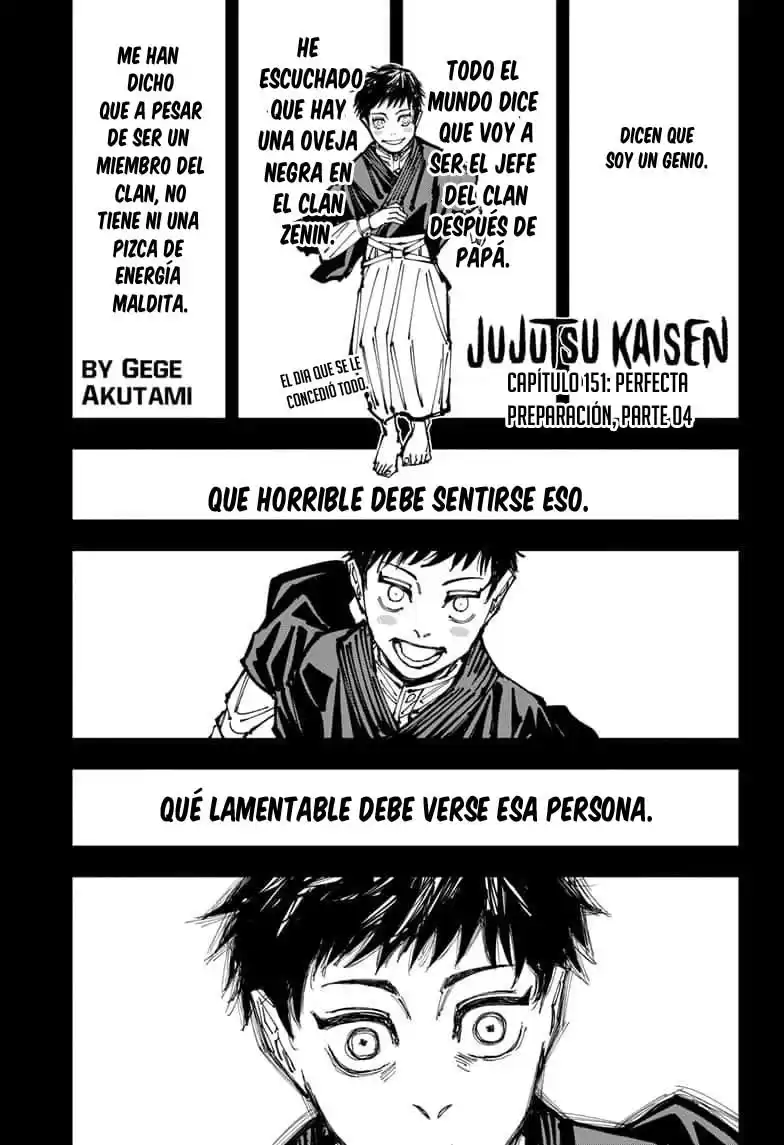 Jujutsu kaisen Capitulo 151: Haciendo Las Preparaciones (4) página 3