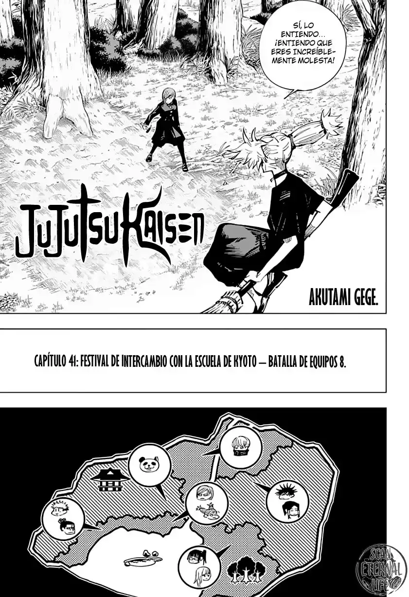 Jujutsu kaisen Capitulo 41: Festival de intercambio con la escuela de Kyoto – Batalla de Equipos 8 página 2