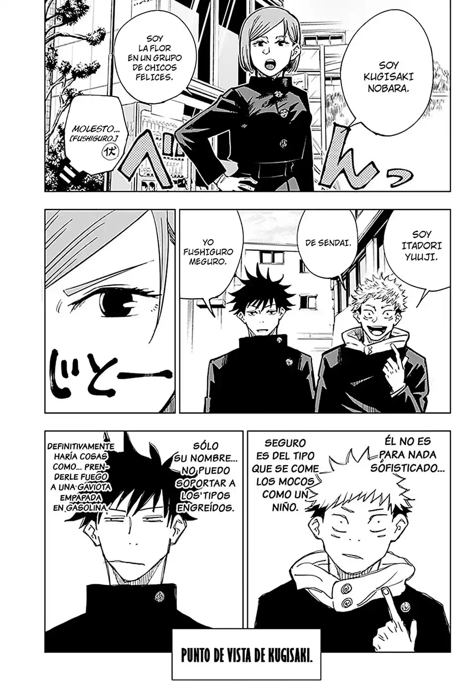 Jujutsu kaisen Capitulo 4: Chica de Acero página 6