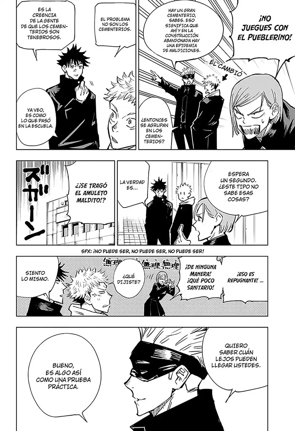 Jujutsu kaisen Capitulo 4: Chica de Acero página 9