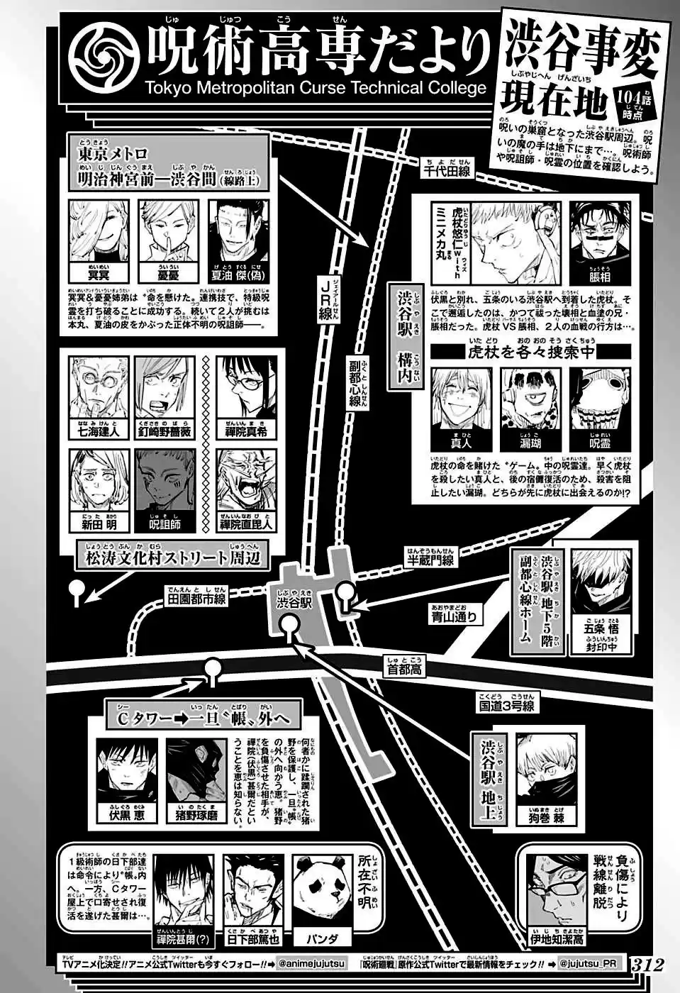 Jujutsu kaisen Capitulo 105: el incidente en shibuya, parte 23 página 3