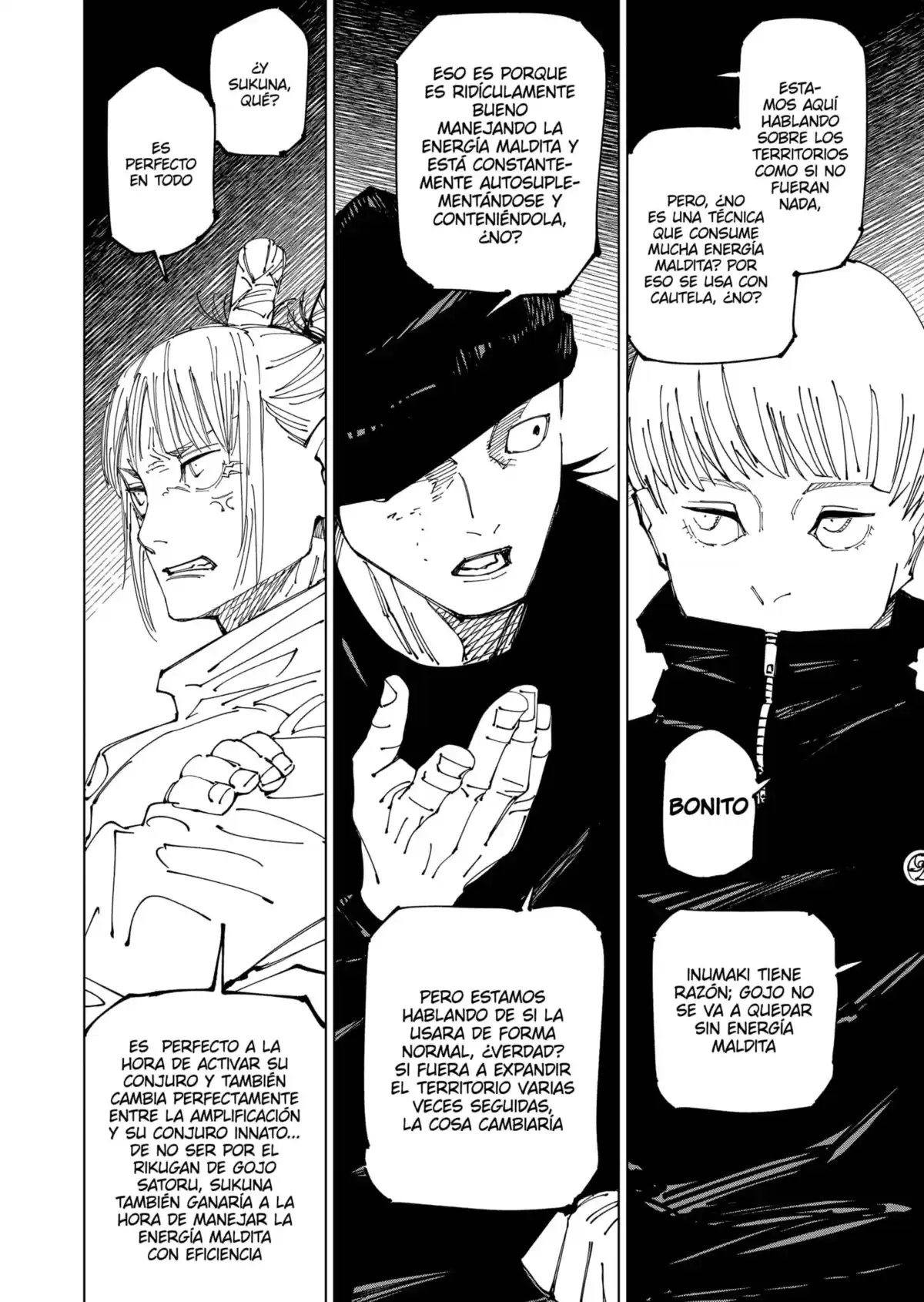 Jujutsu kaisen Capitulo 225: La batalla decisiva en el área deshabitada de Shinjuku, Parte 3 página 10