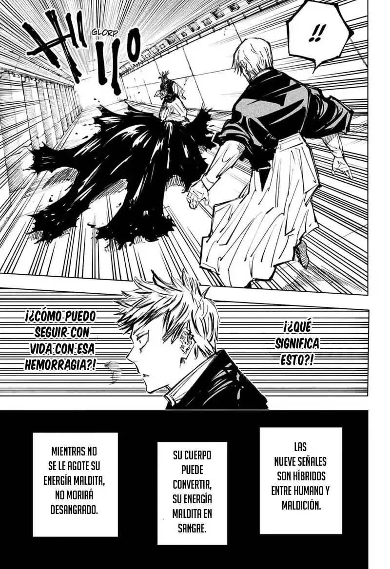 Jujutsu kaisen Capitulo 142: La espalda del hermano mayor. página 11