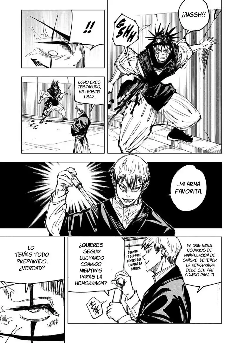 Jujutsu kaisen Capitulo 142: La espalda del hermano mayor. página 7