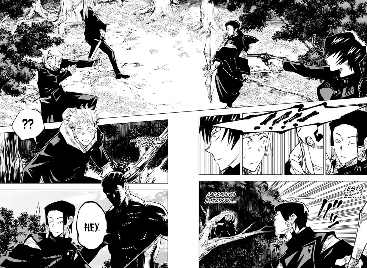 Jujutsu kaisen Capitulo 35: Festival de Intercambio de Escuelas Hermanas de Kyoto - Batallas en Equipo, Parte 2 página 13