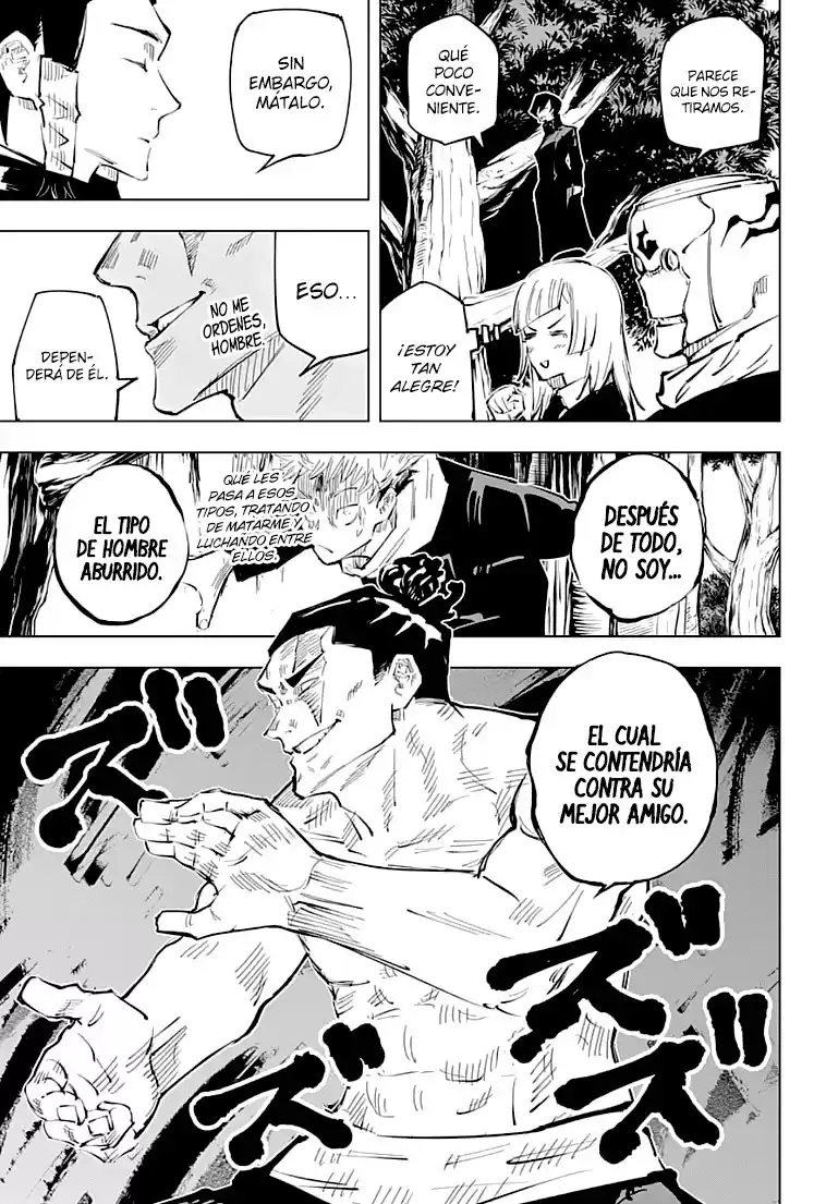 Jujutsu kaisen Capitulo 35: Festival de Intercambio de Escuelas Hermanas de Kyoto - Batallas en Equipo, Parte 2 página 15