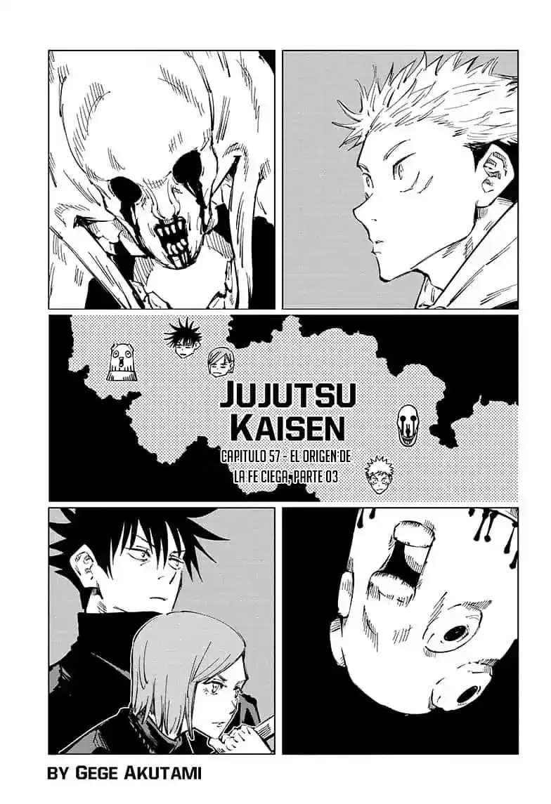 Jujutsu kaisen Capitulo 57: El Origen de la Obediencia, Parte 3 página 3