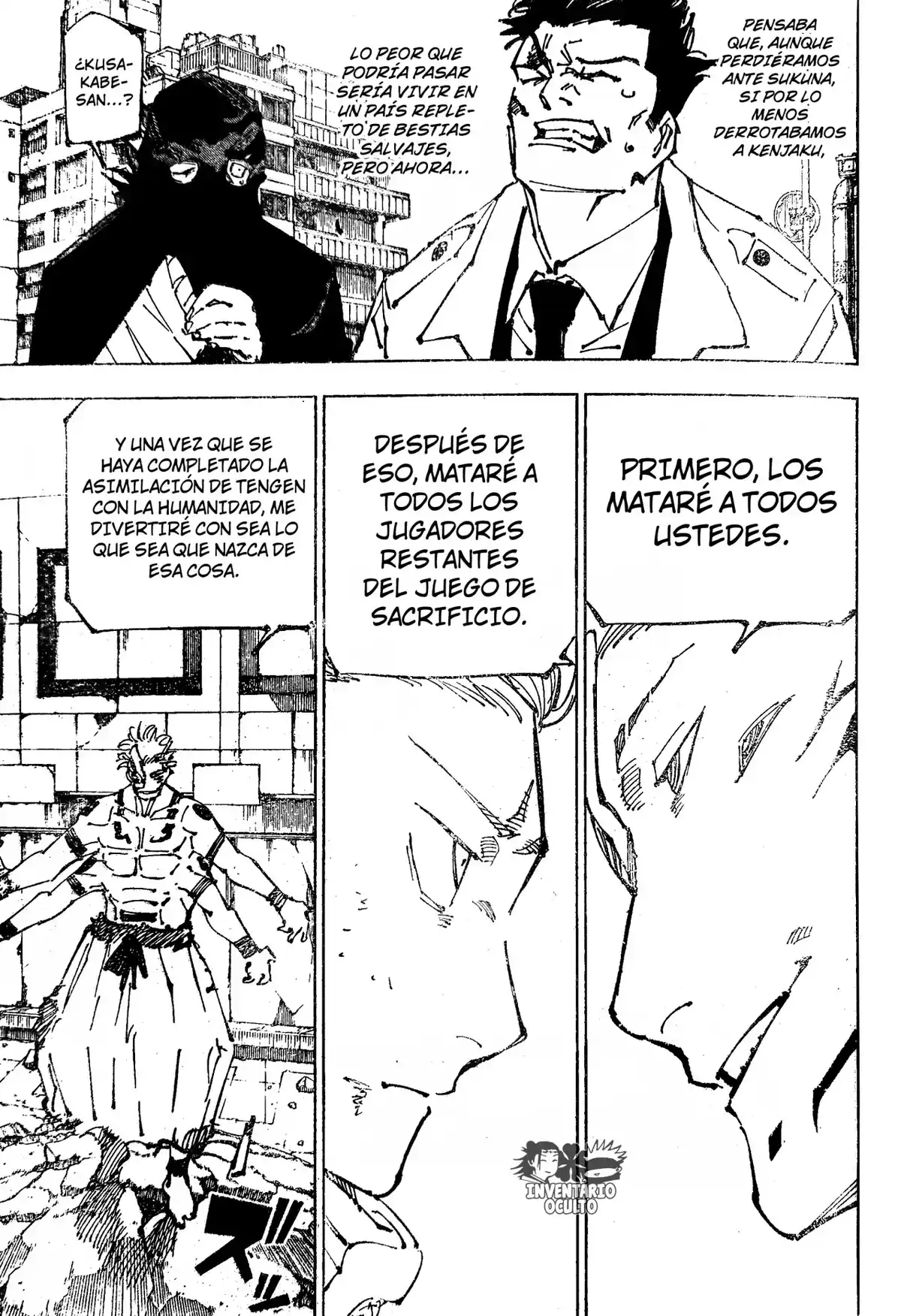 Jujutsu kaisen Capitulo 248 página 16