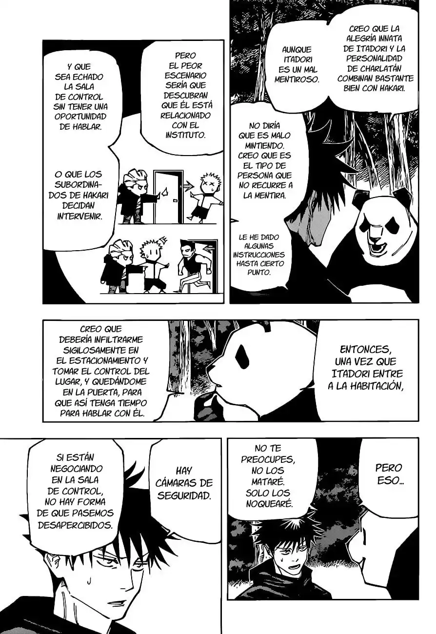 Jujutsu kaisen Capitulo 154: infiltración. página 5