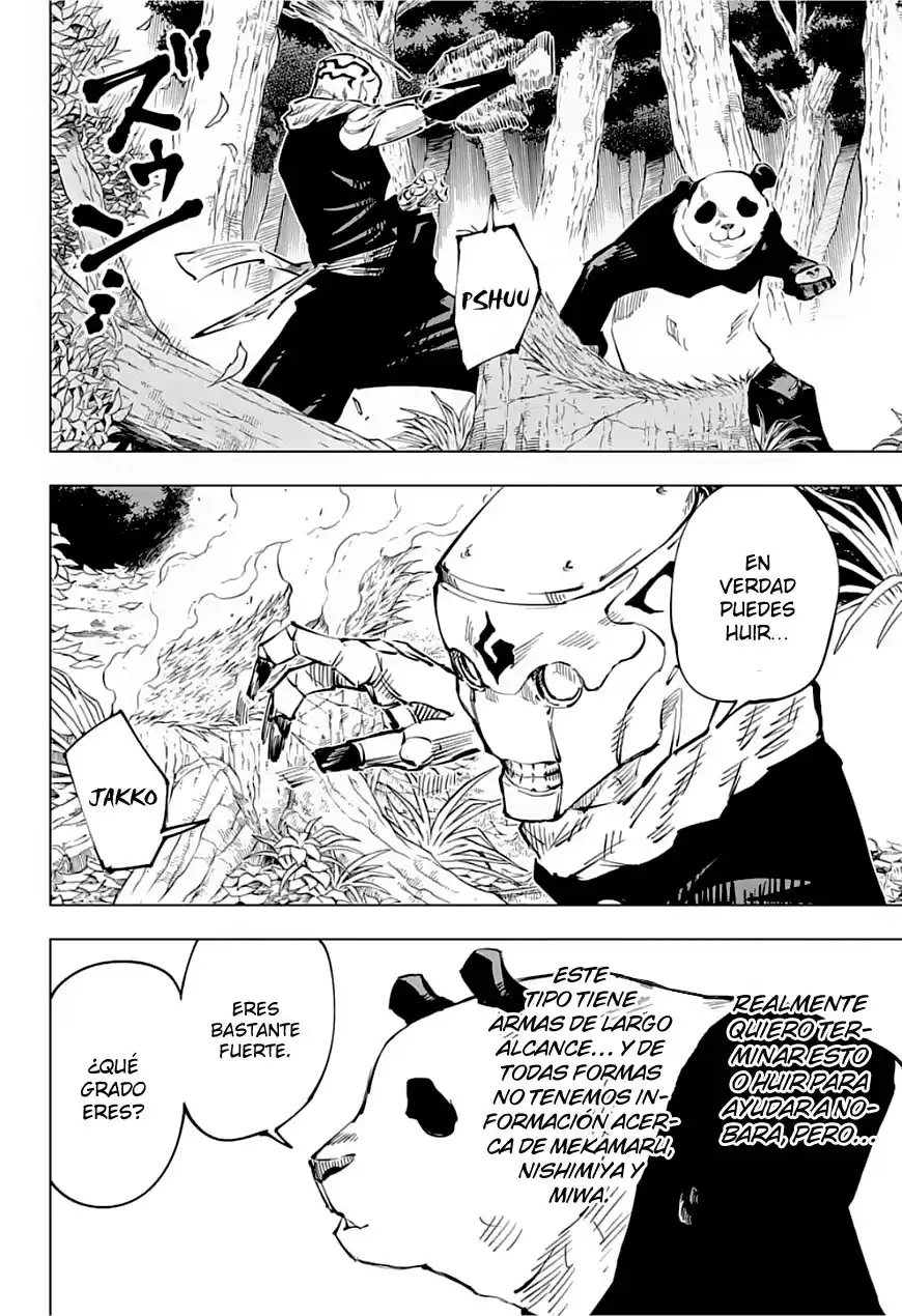 Jujutsu kaisen Capitulo 38: Festival de Intercambio de Escuelas Hermanas de Kyoto - Batallas en Equipo, Parte 5 página 7