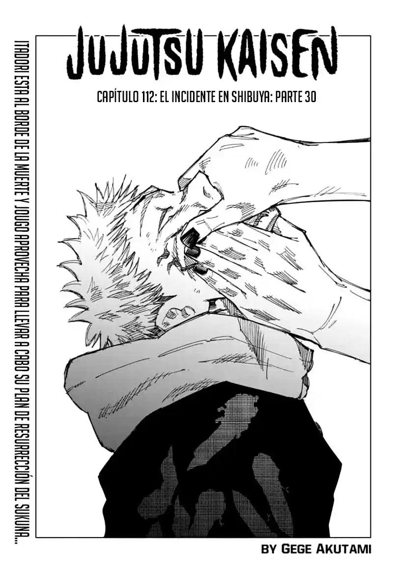 Jujutsu kaisen Capitulo 112: el incidente en shibuya: parte 30 página 3