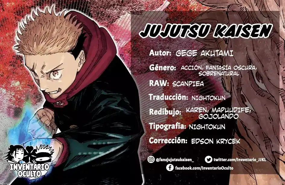 Jujutsu kaisen Capitulo 247: La batalla decisiva en el área deshabitada de Shinjuku, Parte 19 página 1