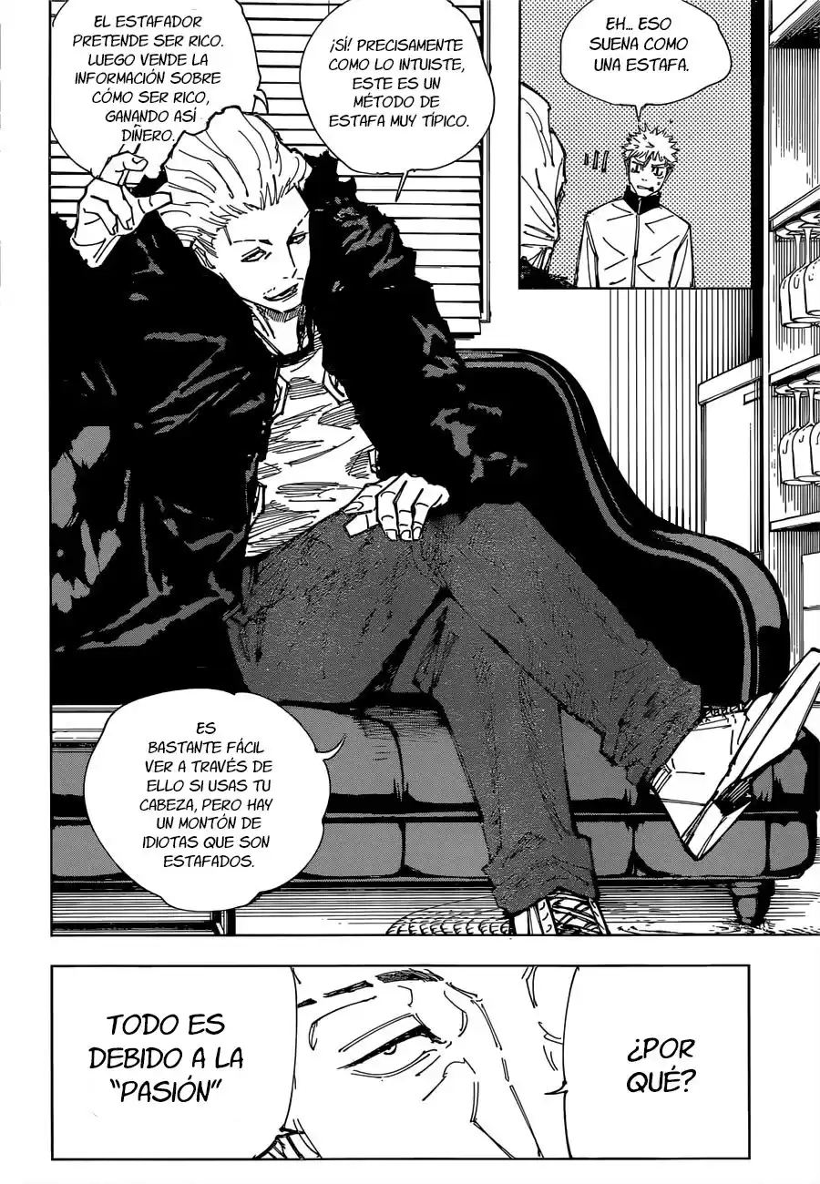 Jujutsu kaisen Capitulo 155: pasión página 4