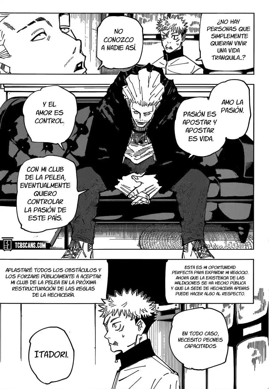 Jujutsu kaisen Capitulo 155: pasión página 7