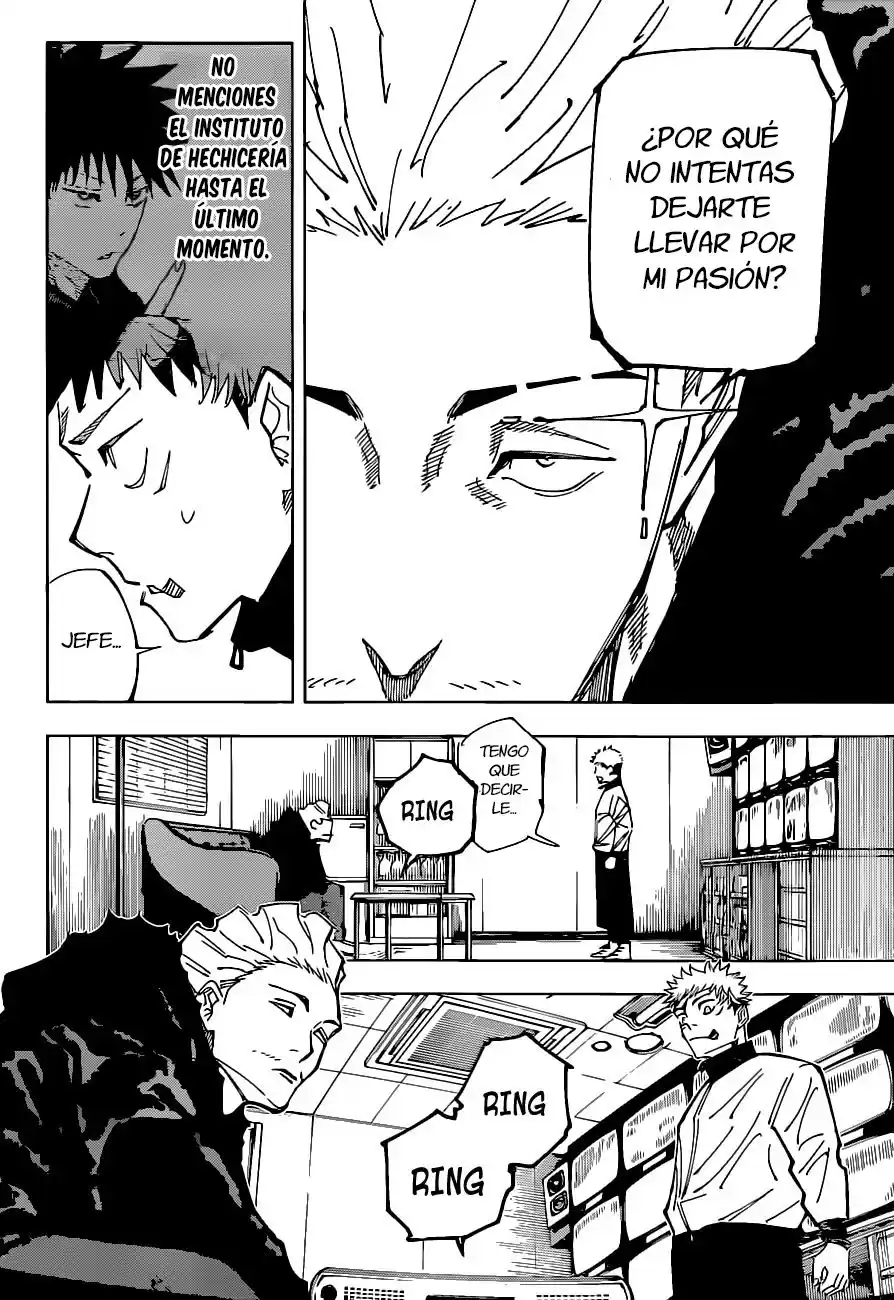 Jujutsu kaisen Capitulo 155: pasión página 8