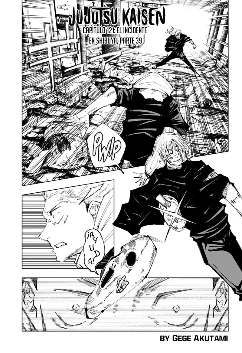 Jujutsu kaisen Capitulo 121: el incidente en shibuya, parte 39 página 3