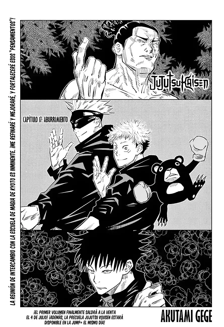 Jujutsu kaisen Capitulo 17: Aburrimiento página 2