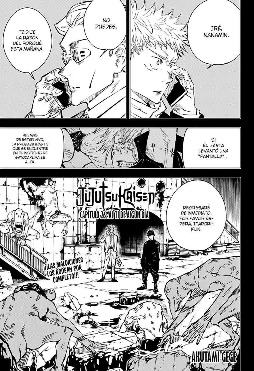 Jujutsu kaisen Capitulo 26: Al Ti de Algún Día página 2