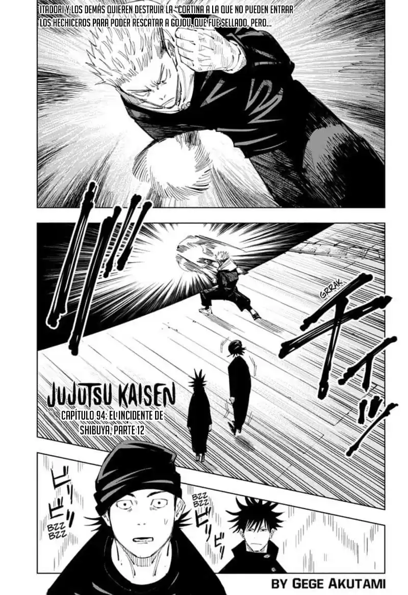 Jujutsu kaisen Capitulo 94: El incidente de shibuya, parte 12 página 3