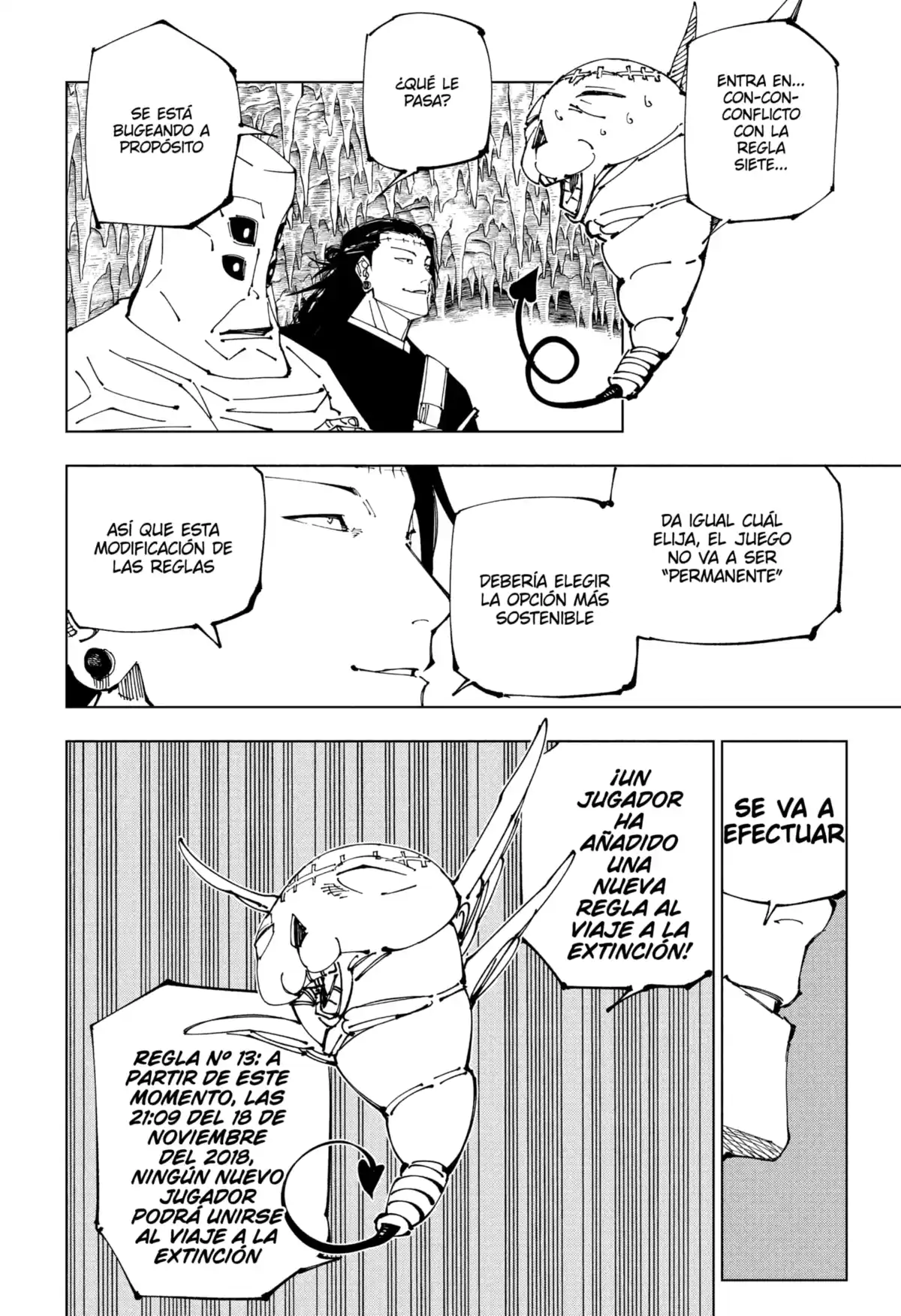 Jujutsu kaisen Capitulo 220: Auto purificación y Auto restricción página 6