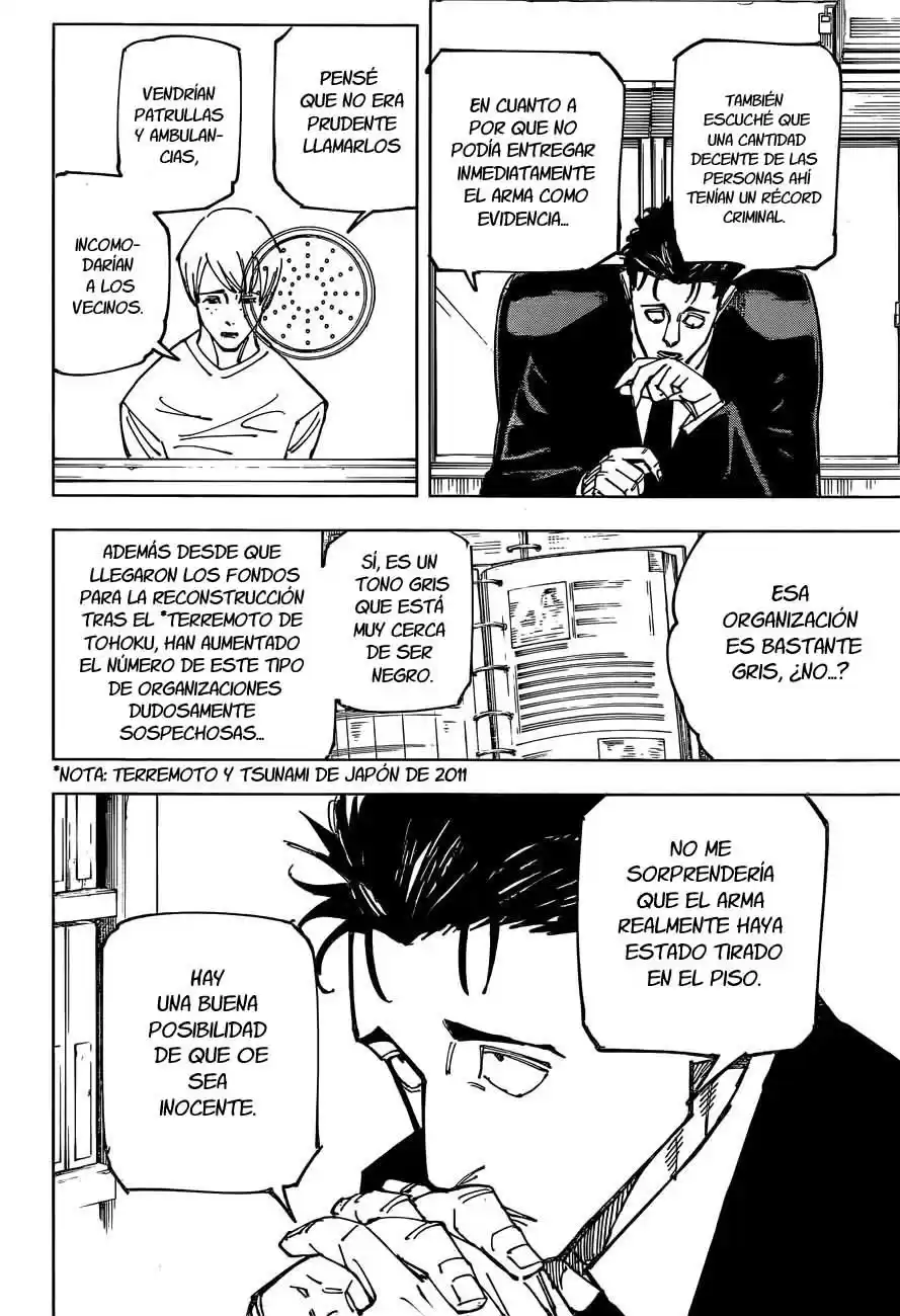 Jujutsu kaisen Capitulo 159: Juicio página 8