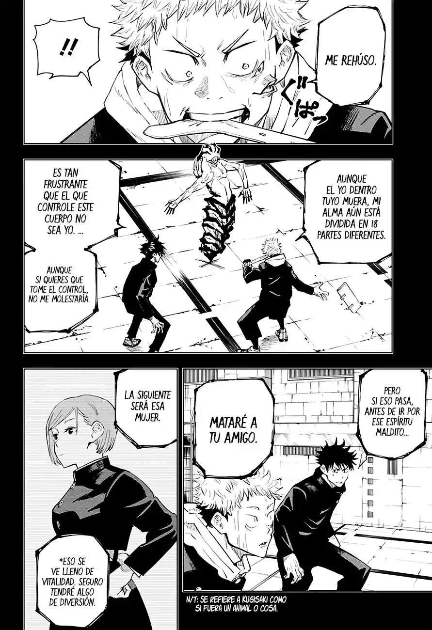 Jujutsu kaisen Capitulo 7: La Existencia Terrenal del Útero Maldito II página 4