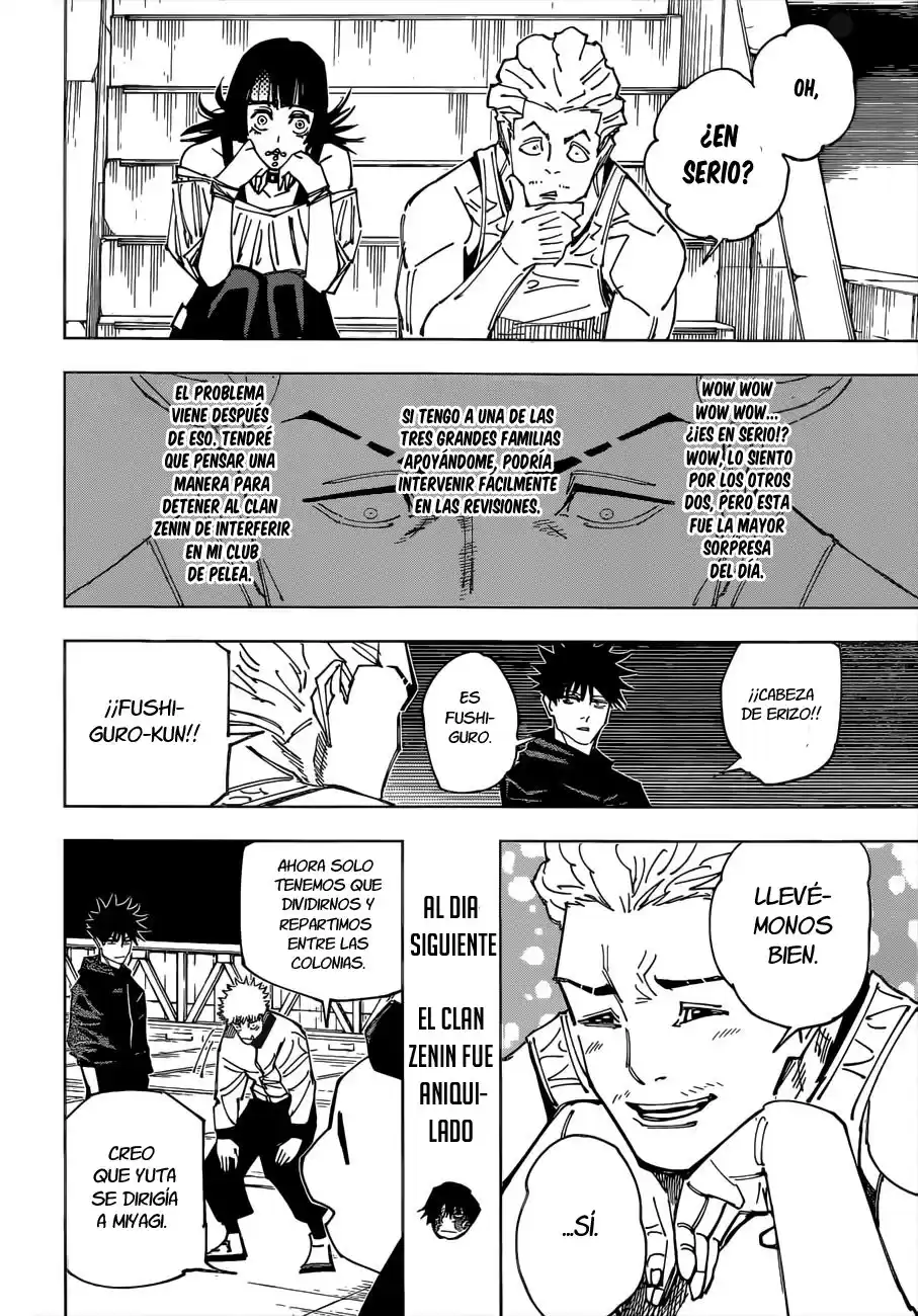 Jujutsu kaisen Capitulo 158: Kogane página 6