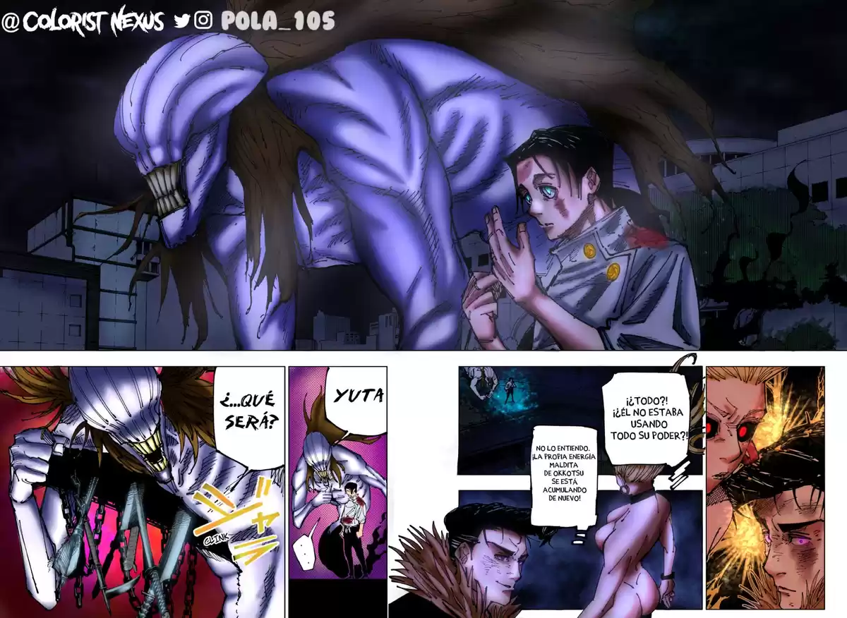 Jujutsu kaisen Capitulo 178.5: a color página 5