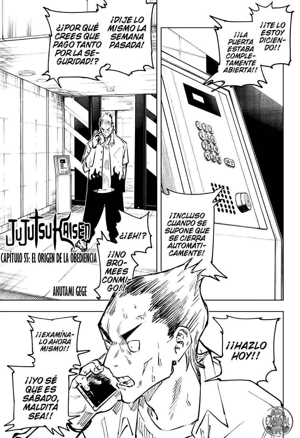 Jujutsu kaisen Capitulo 55: El Origen de la Obediencia página 2