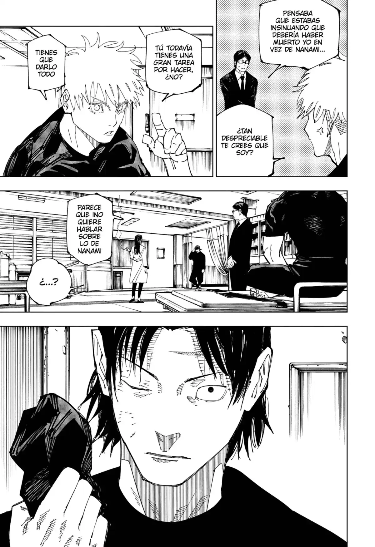 Jujutsu kaisen Capitulo 222: Presagio página 7