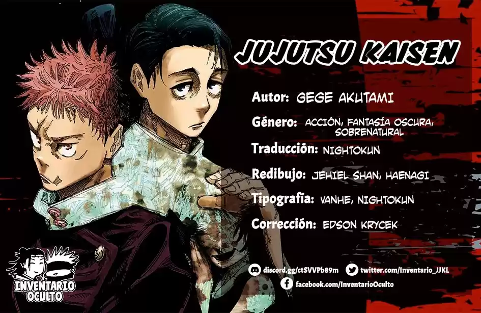 Jujutsu kaisen Capitulo 212: Madurar, Parte 2 página 1