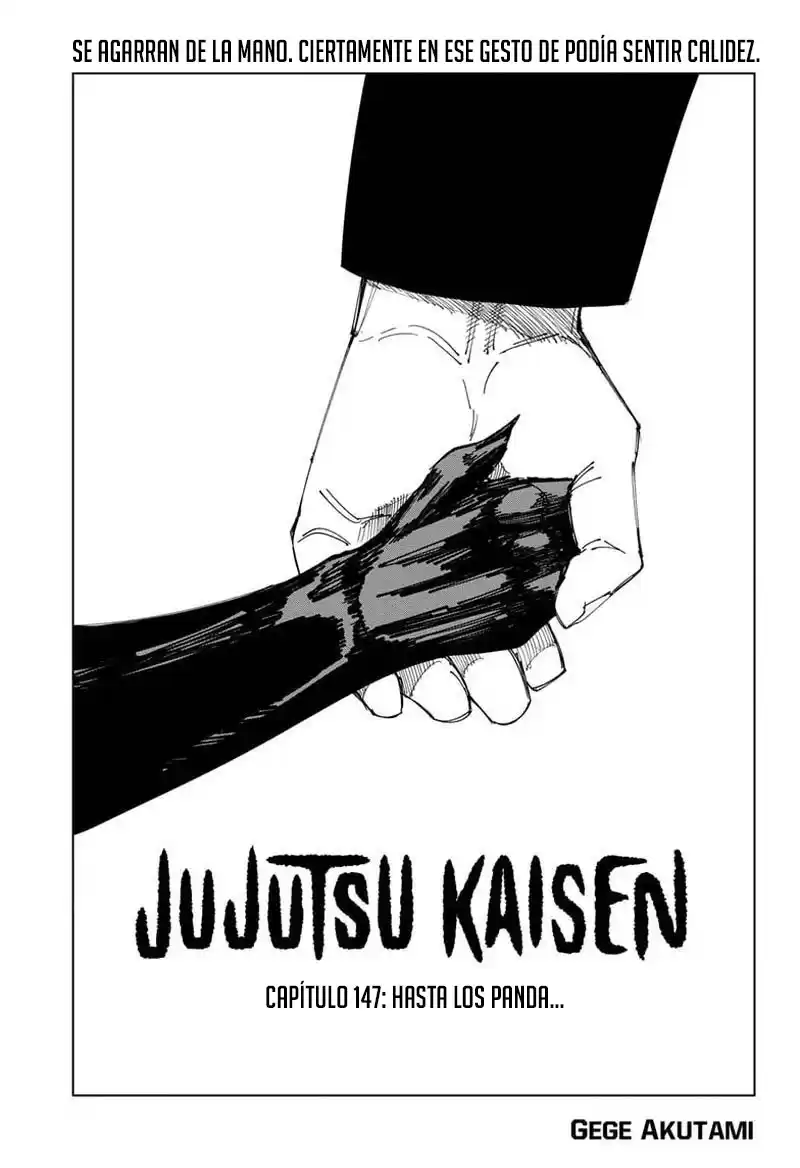 Jujutsu kaisen Capitulo 147: hasta los panda... página 3