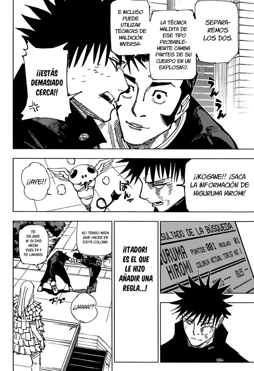 Jujutsu kaisen Capitulo 169: Colonia N°1 de Tokio, parte 9 página 13