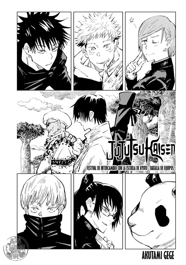 Jujutsu kaisen Capitulo 33: Festival de Intercambio de Escuelas Hermanas de Kyoto - Batallas en Equipo, Parte 0 página 2