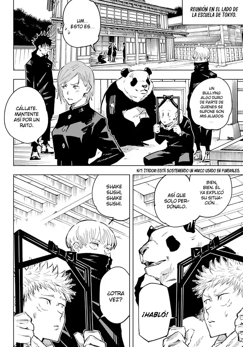 Jujutsu kaisen Capitulo 33: Festival de Intercambio de Escuelas Hermanas de Kyoto - Batallas en Equipo, Parte 0 página 4