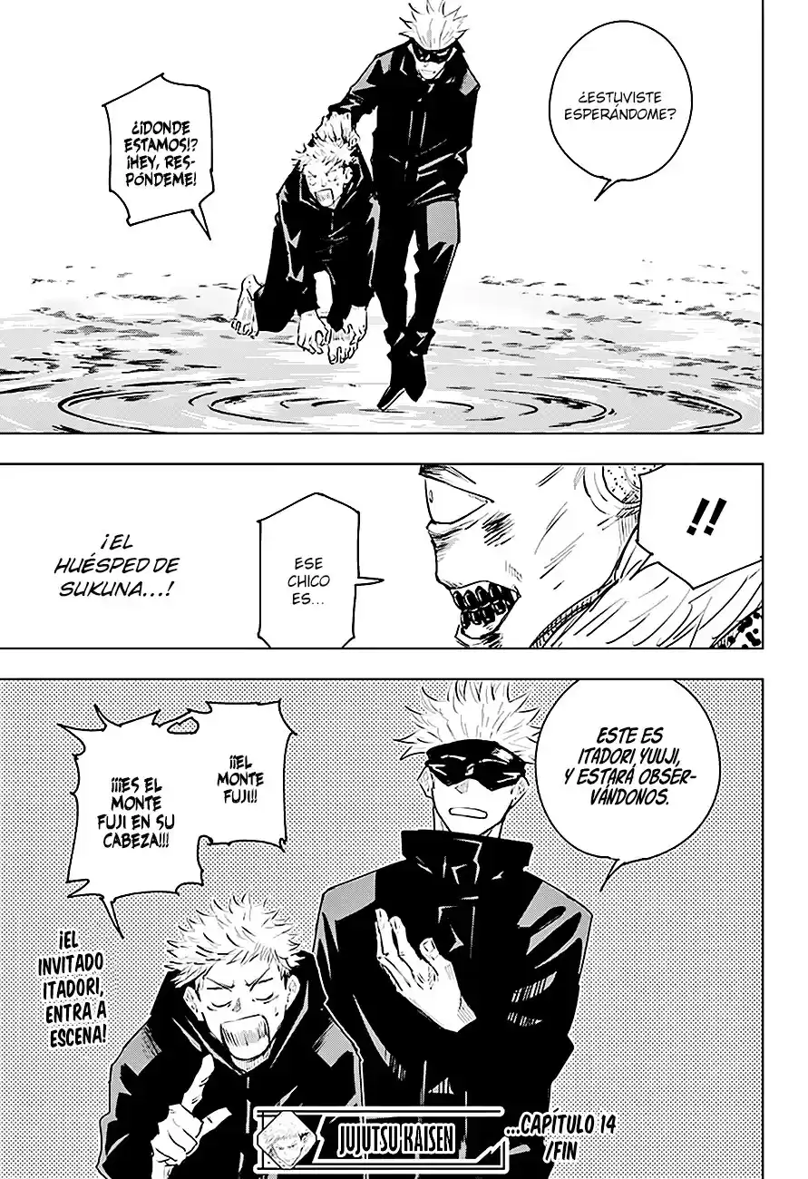 Jujutsu kaisen Capitulo 14: Un ataque repentino página 19