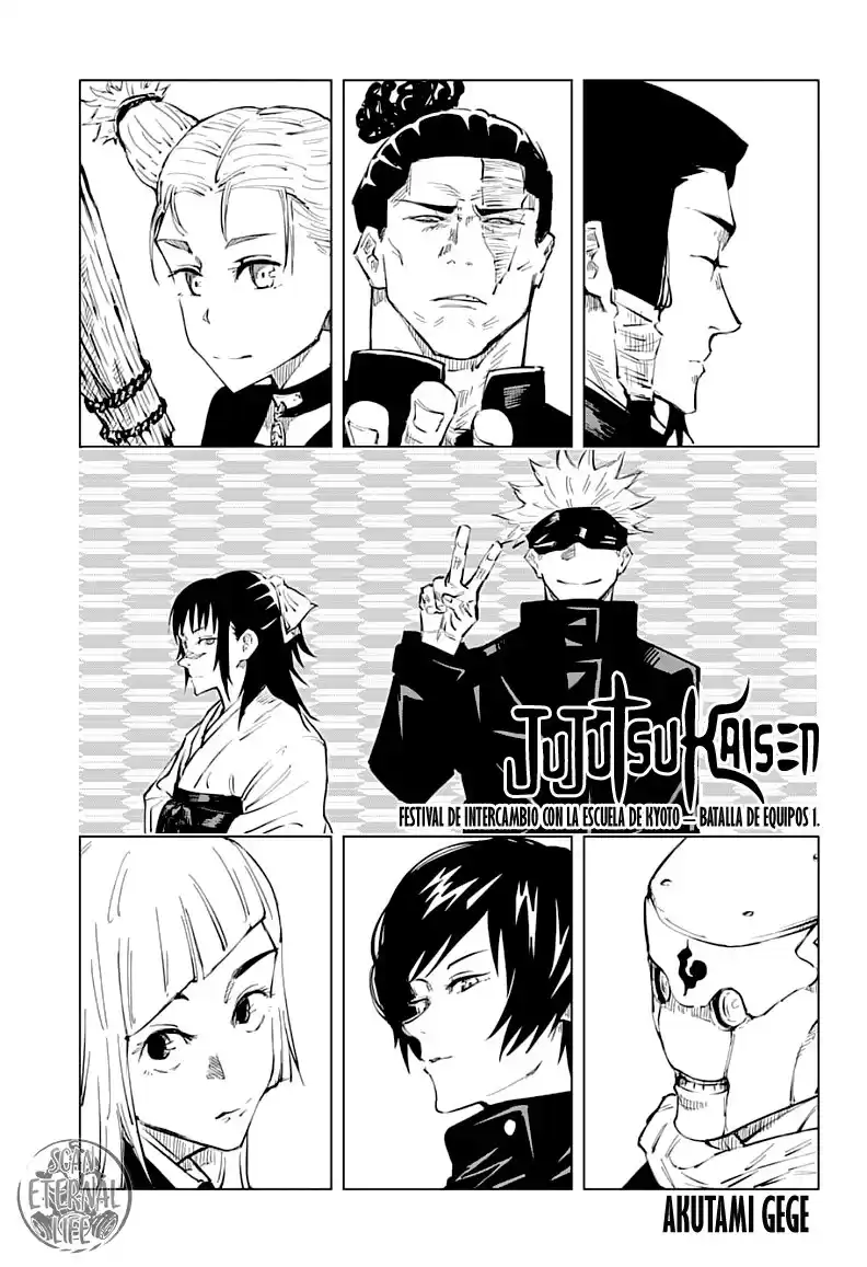 Jujutsu kaisen Capitulo 34: Festival de Intercambio de Escuelas Hermanas de Kyoto - Batallas en Equipo, Parte 1 página 2