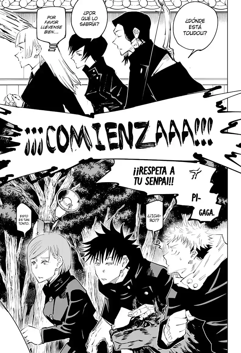 Jujutsu kaisen Capitulo 34: Festival de Intercambio de Escuelas Hermanas de Kyoto - Batallas en Equipo, Parte 1 página 4