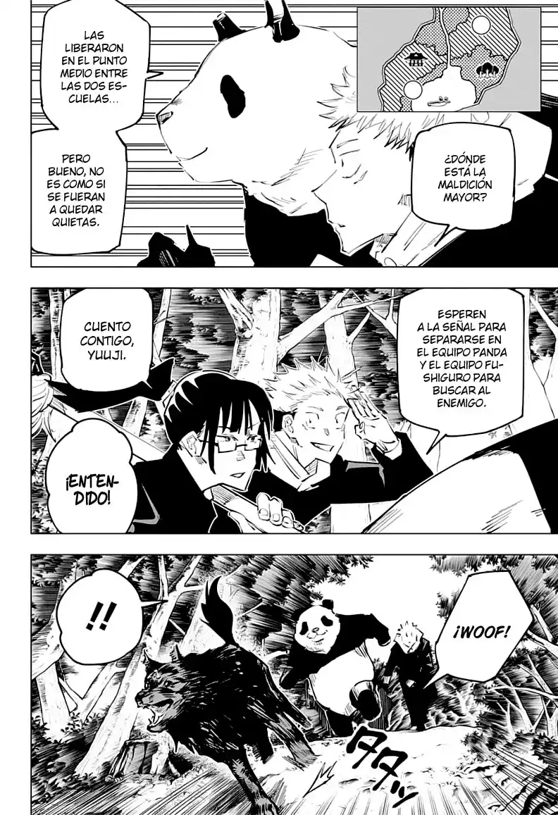 Jujutsu kaisen Capitulo 34: Festival de Intercambio de Escuelas Hermanas de Kyoto - Batallas en Equipo, Parte 1 página 5