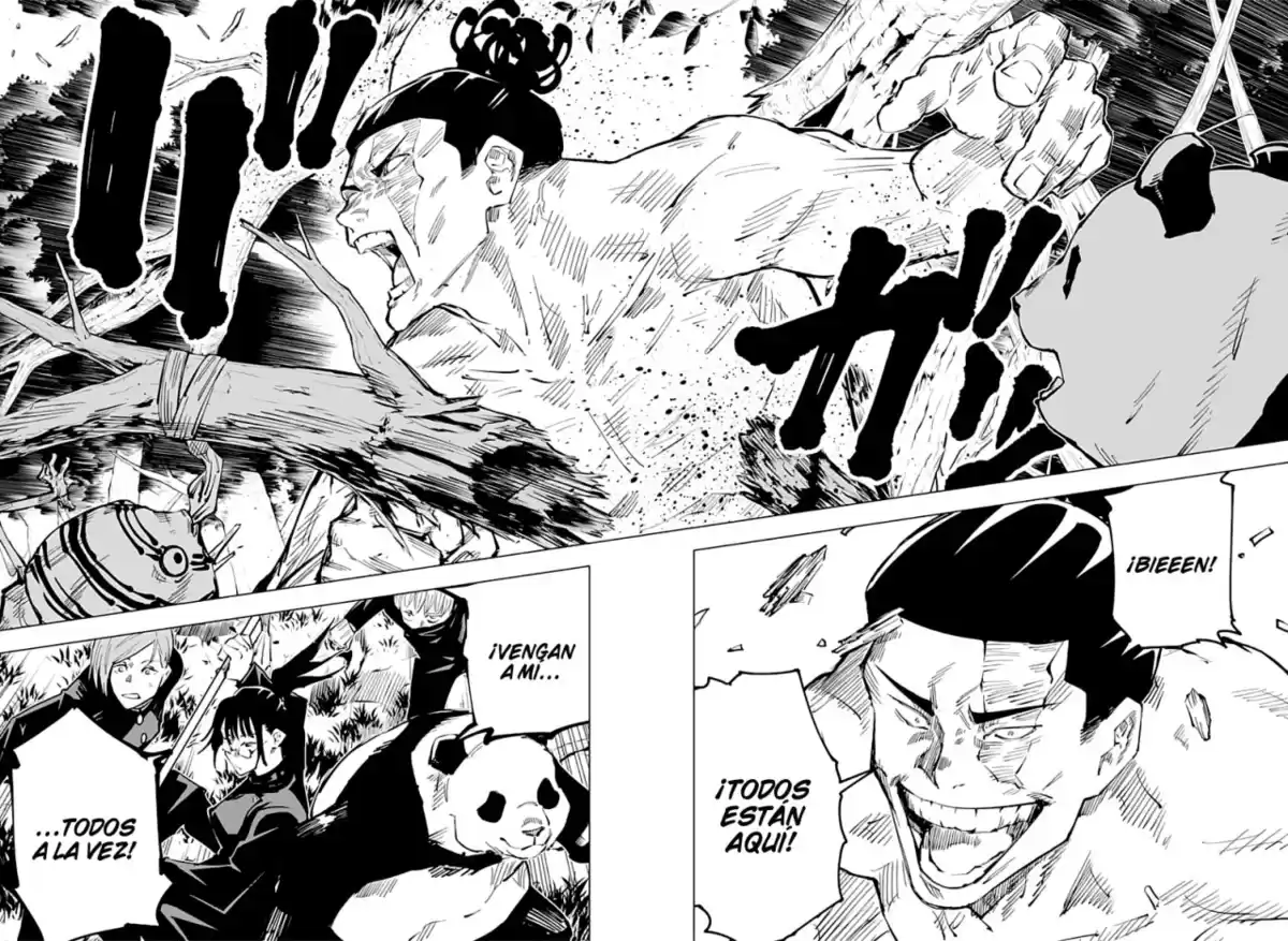 Jujutsu kaisen Capitulo 34: Festival de Intercambio de Escuelas Hermanas de Kyoto - Batallas en Equipo, Parte 1 página 7