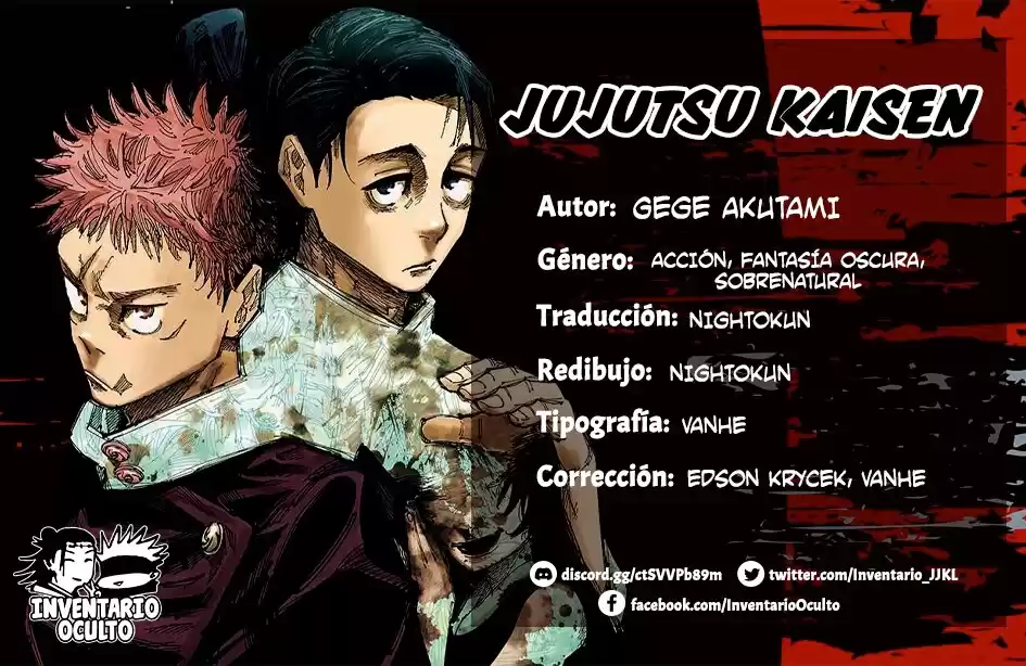 Jujutsu kaisen Capitulo 214: Útero Maldito, Parte 6 página 1