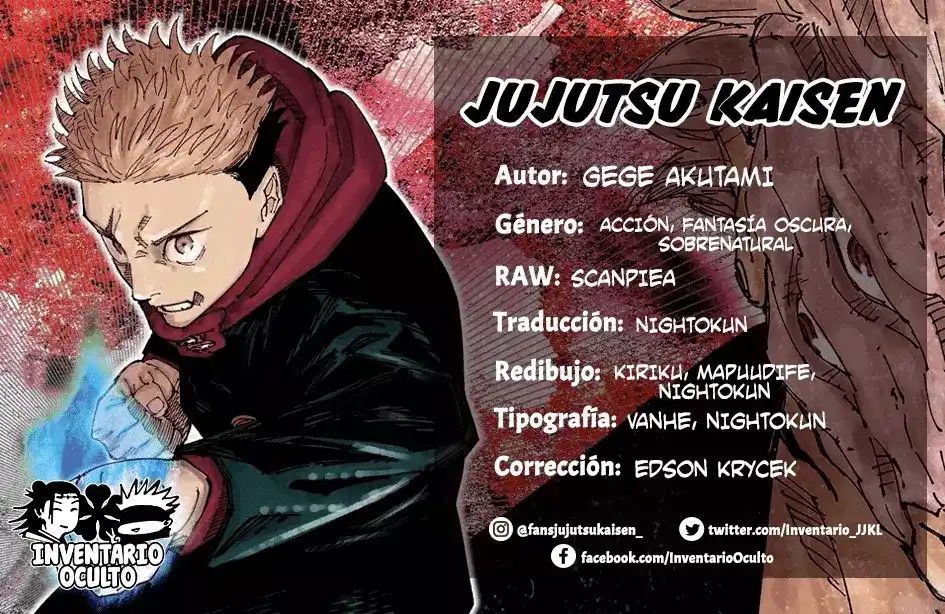 Jujutsu kaisen Capitulo 246: La batalla decisiva en el área deshabitada de Shinjuku, Parte 18 página 1