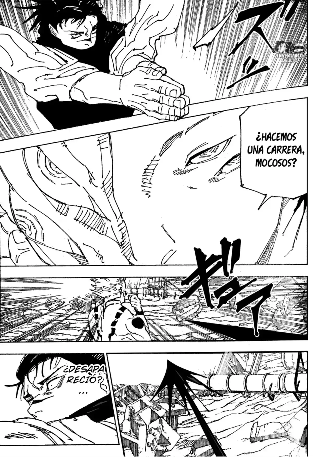 Jujutsu kaisen Capitulo 246: La batalla decisiva en el área deshabitada de Shinjuku, Parte 18 página 8