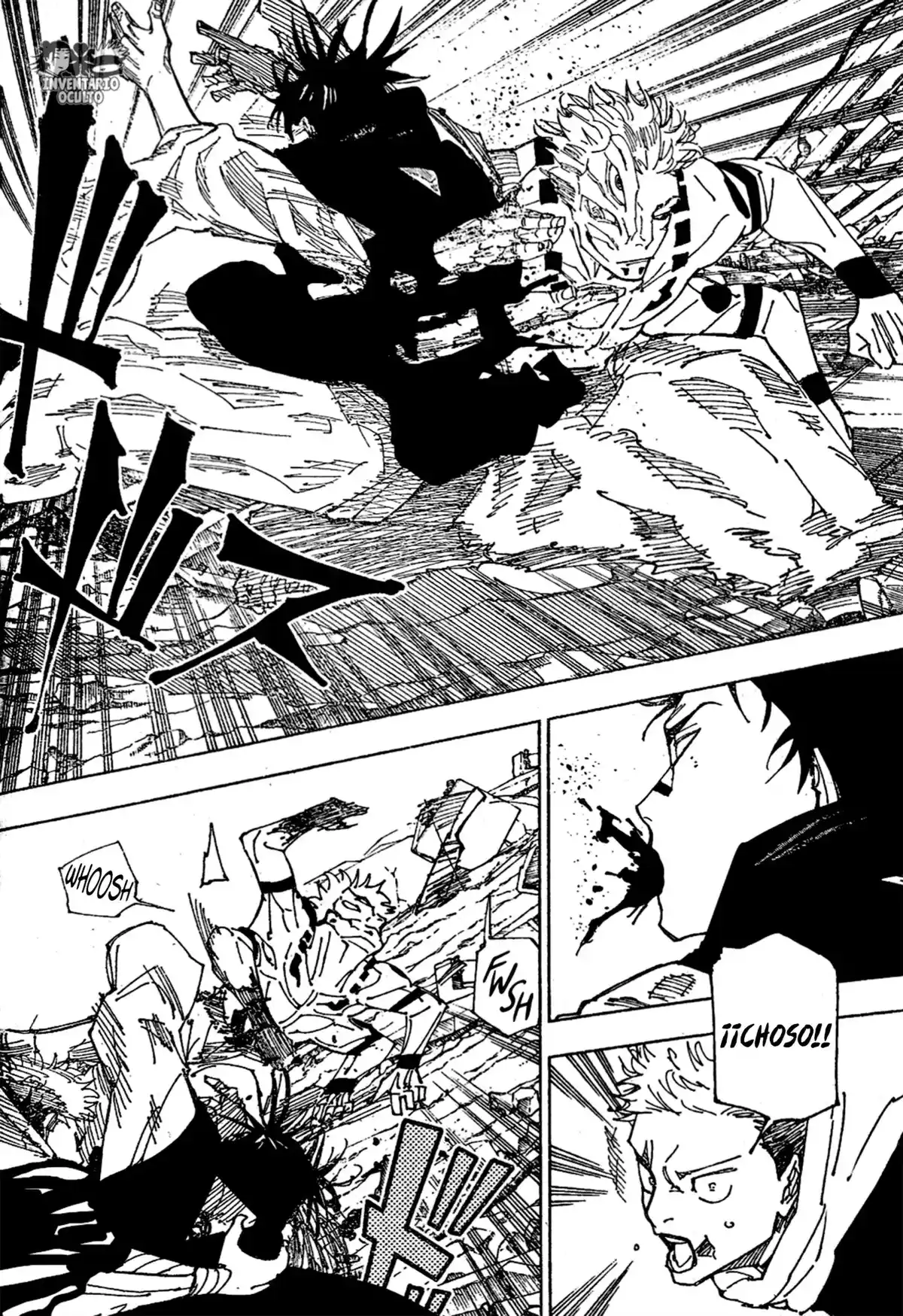 Jujutsu kaisen Capitulo 246: La batalla decisiva en el área deshabitada de Shinjuku, Parte 18 página 9