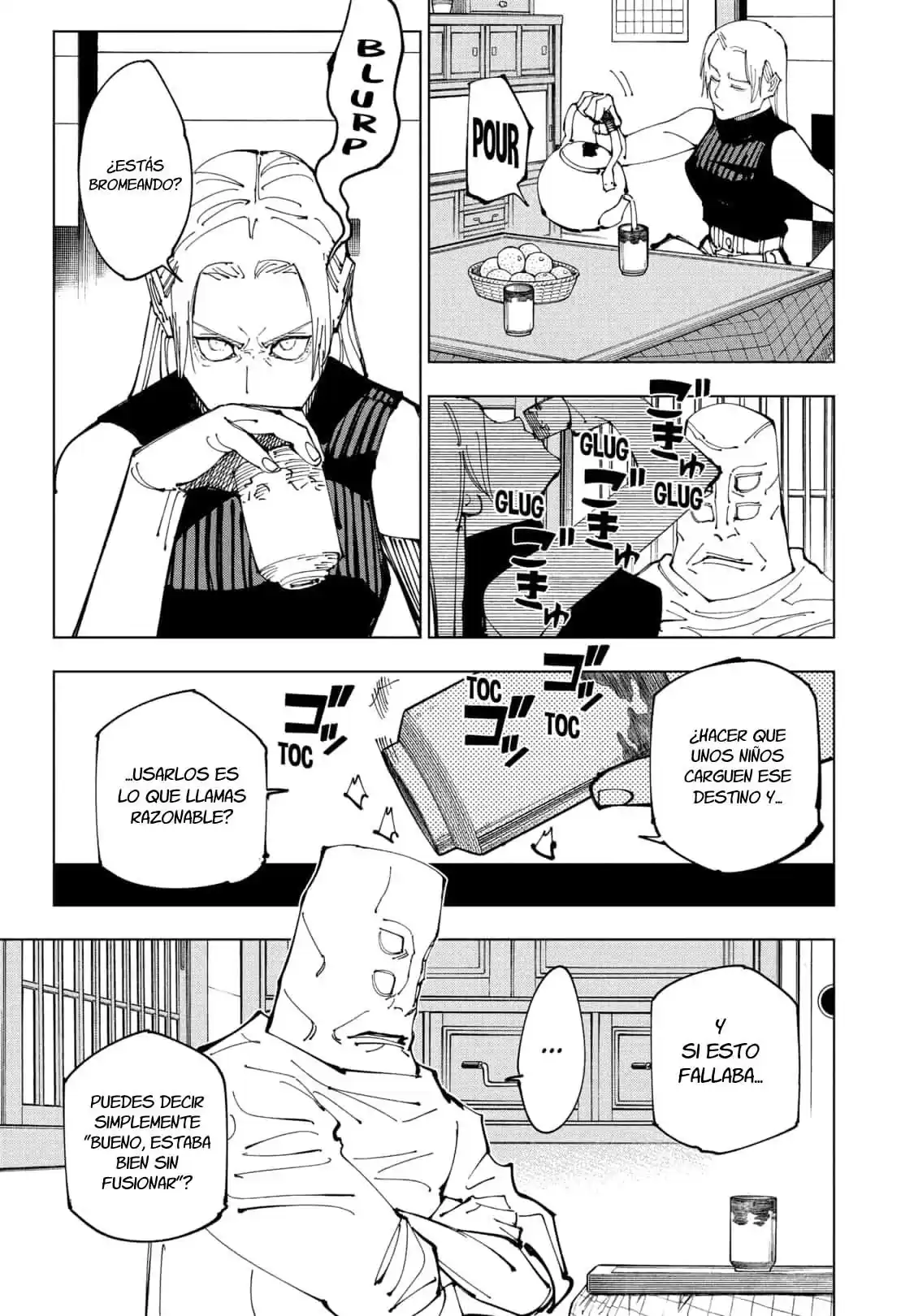 Jujutsu kaisen Capitulo 202: Sangre y Aceite página 7