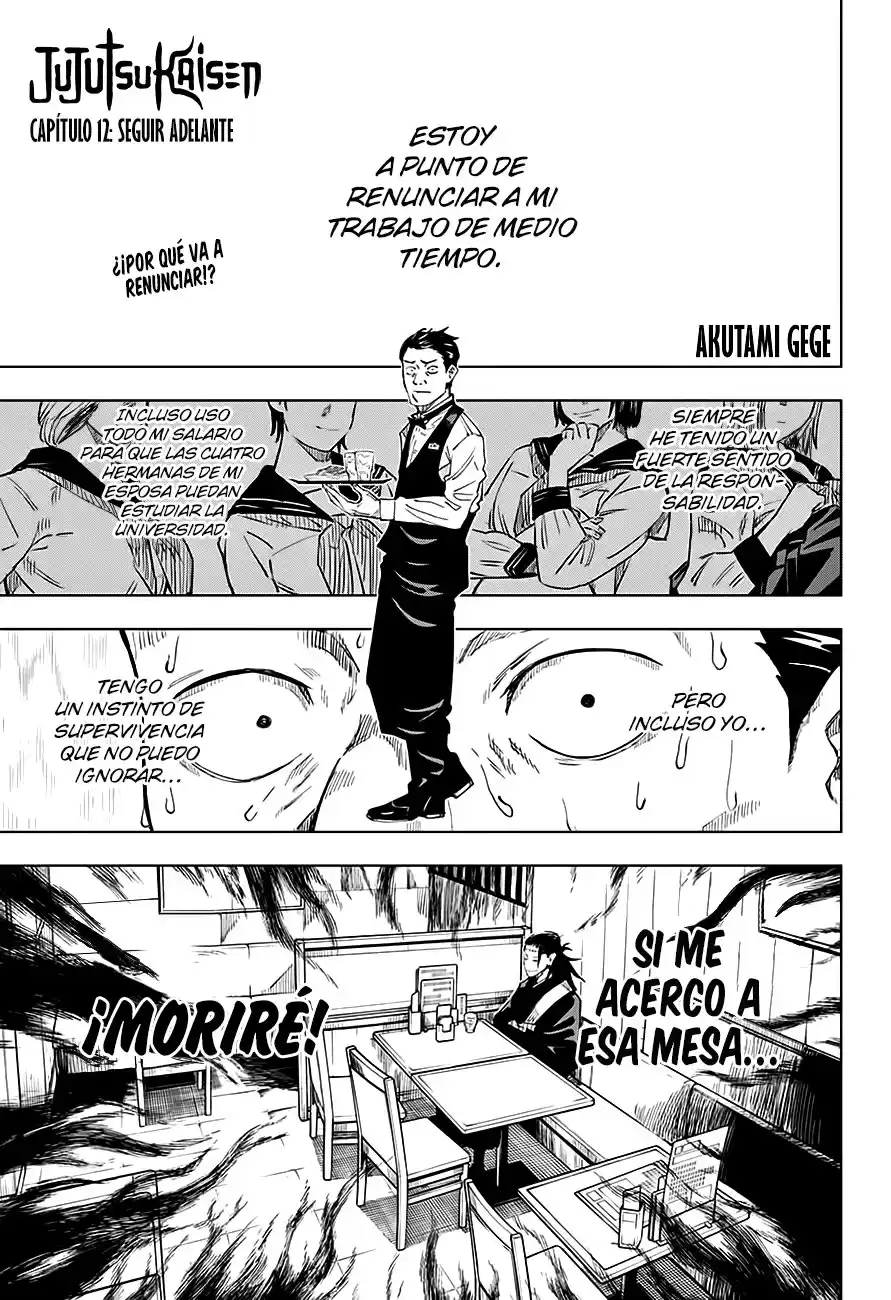 Jujutsu kaisen Capitulo 12: Seguir Adelante página 2