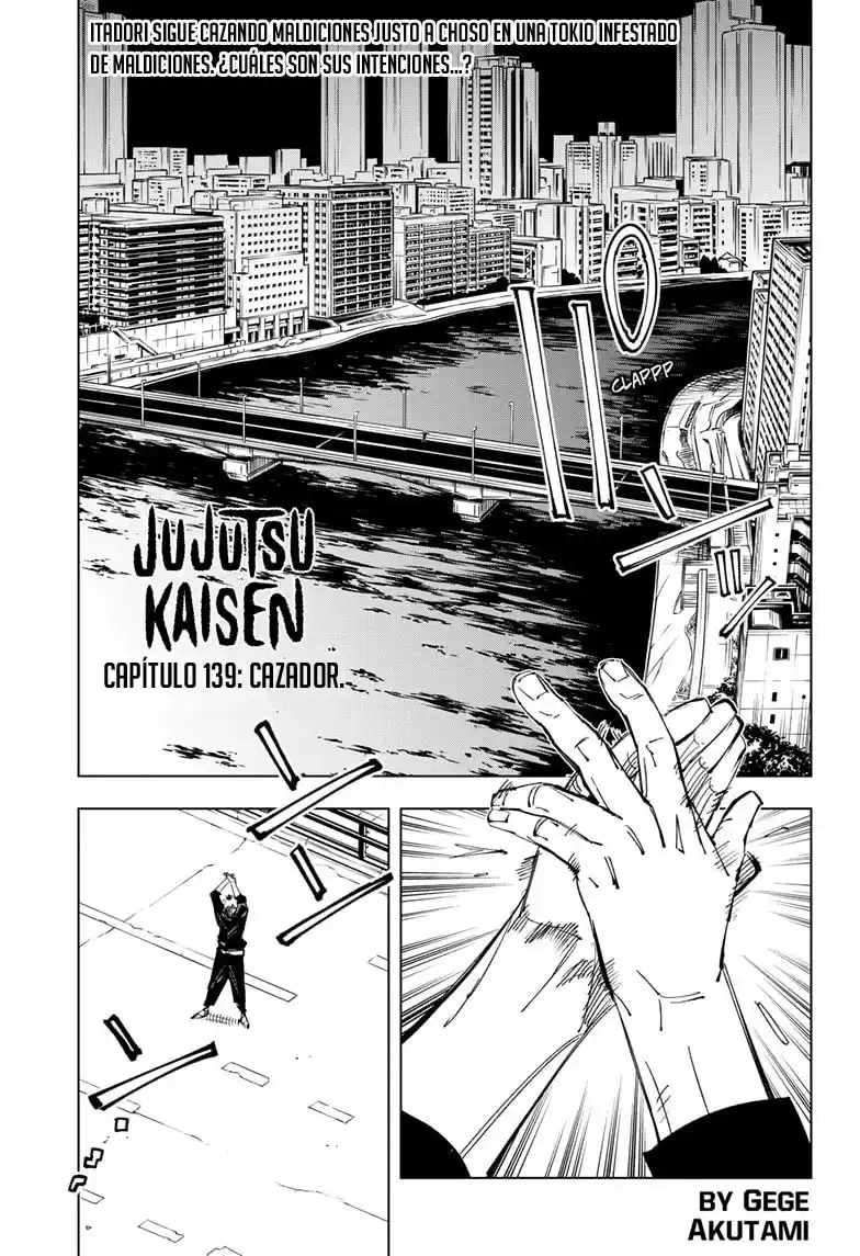 Jujutsu kaisen Capitulo 139: cazador página 3