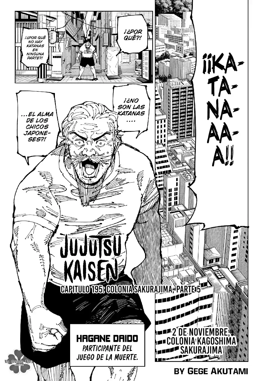 Jujutsu kaisen Capitulo 195.5: Colonia Sakurajima, Parte 5 página 3