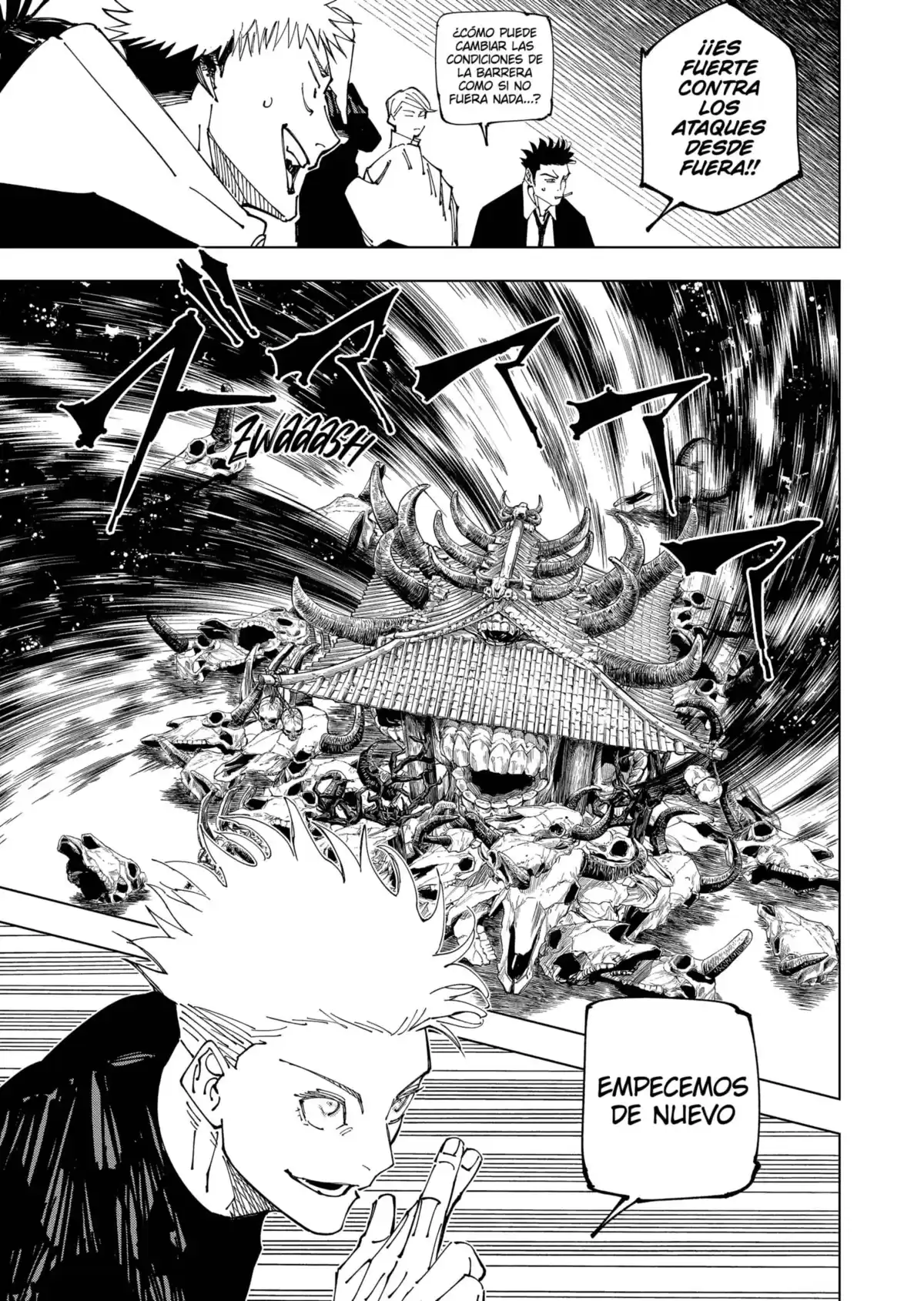 Jujutsu kaisen Capitulo 227: La batalla decisiva en el área deshabitada de Shinjuku, Parte 5 página 8