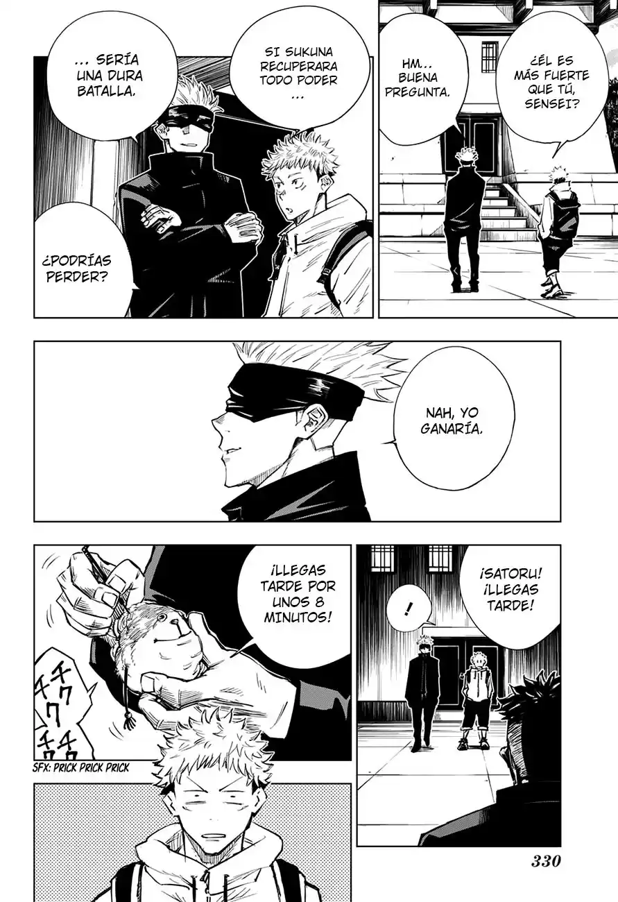 Jujutsu kaisen Capitulo 3: Por mí Mismo página 6